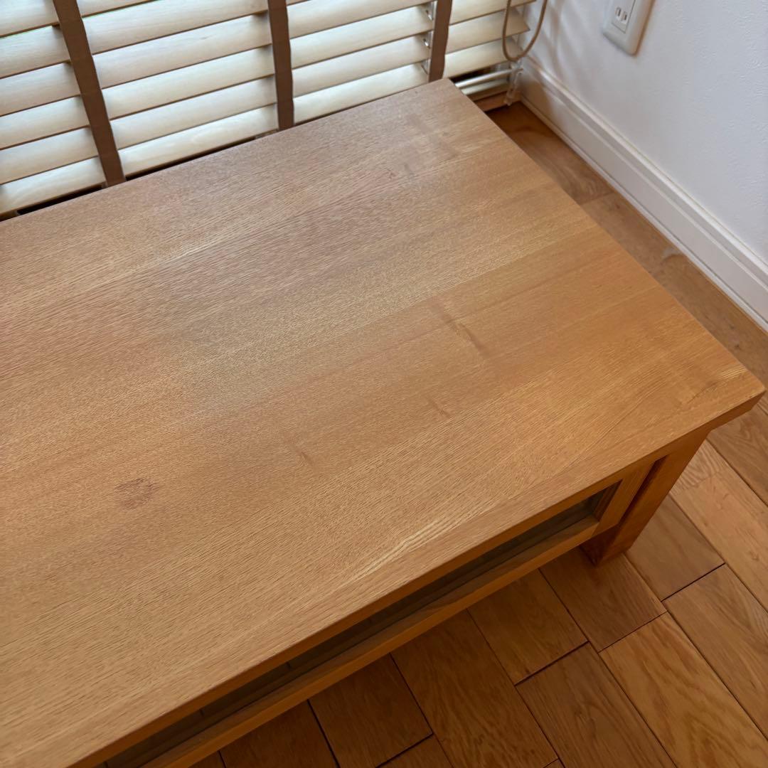 無印良品　テレビボード　タモ(アッシュ)突板