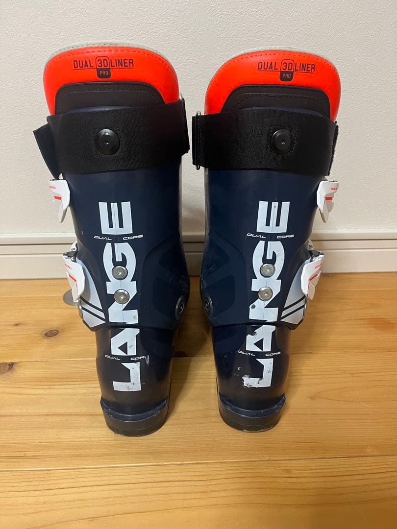 LANGE RX スキーブーツ ネイビー/オレンジ