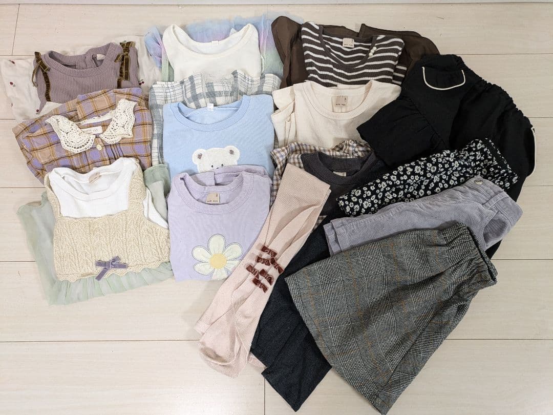 美品　中古　　プティマイン　12/7迄　2点追加　130サイズ　まとめ売り