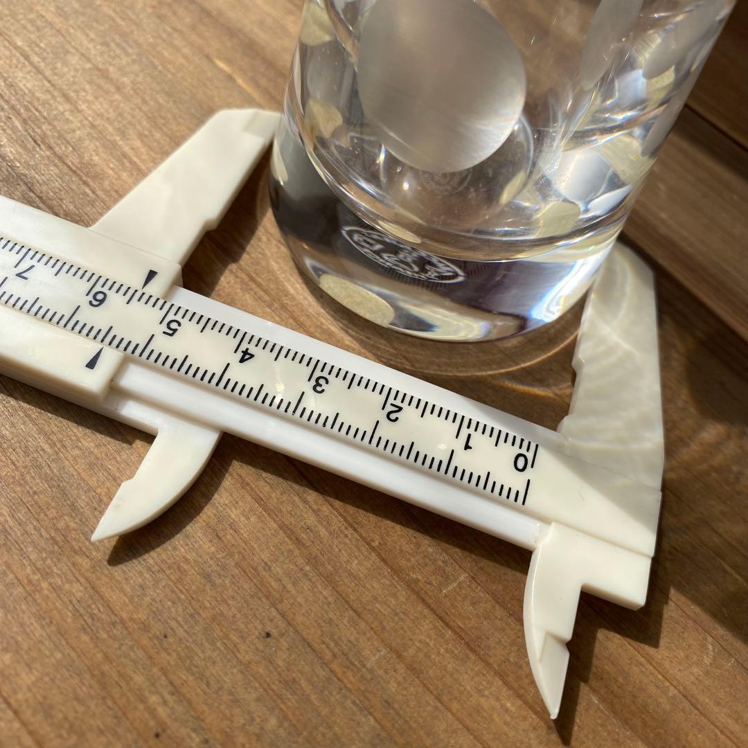 箱付き　Baccarat バカラ　水玉模様　花瓶　フラワーベース　一輪