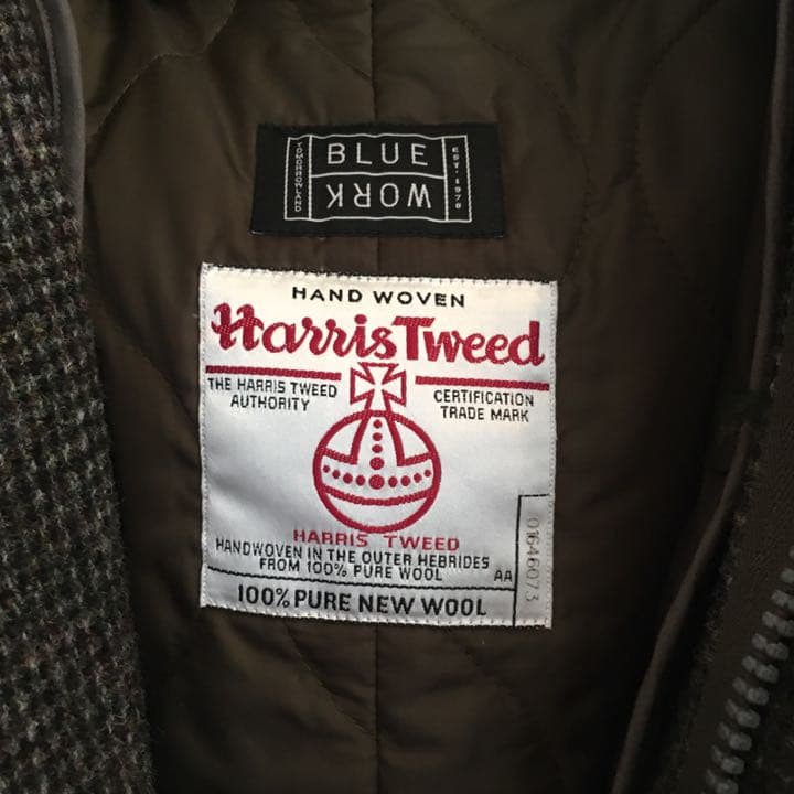 トゥモローランド ブルーワークス×ハリスツイード モッズコート