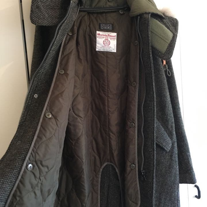 トゥモローランド ブルーワークス×ハリスツイード モッズコート