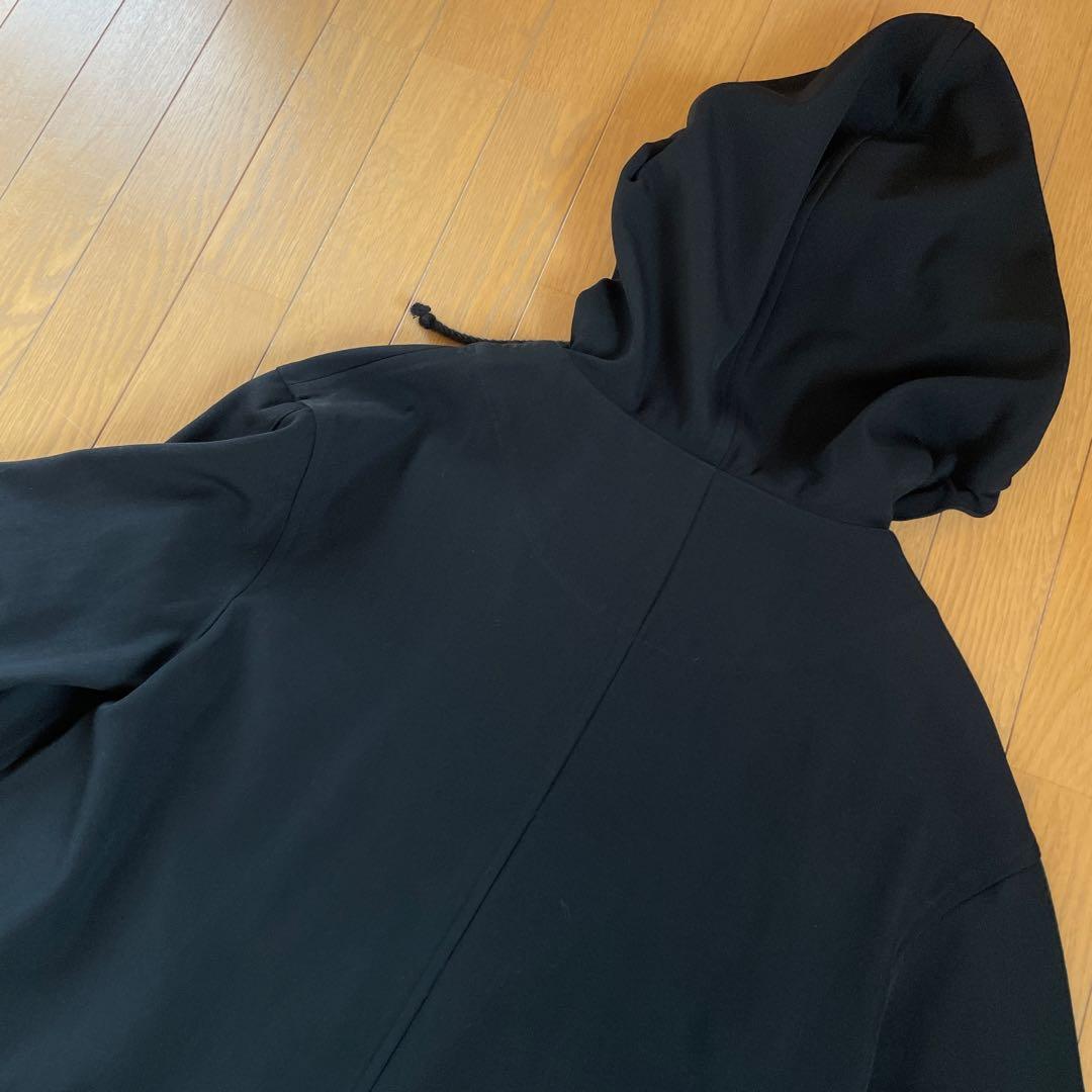 LIMI ヨウジヤマモト　ダブルジップコート　オーバーコート　フーディ