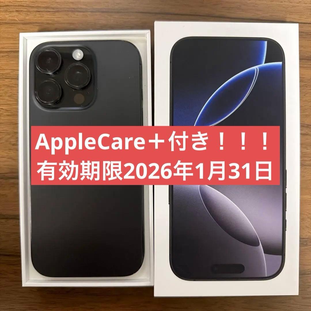系統迷子　Apple iPhone 16Pro本体ブラックチタニウム