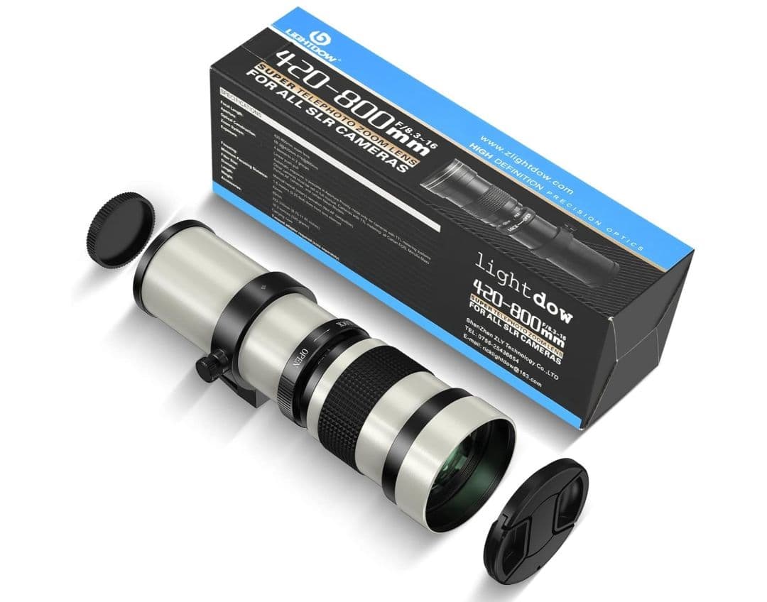 望遠ズームレンズ 420-800mm　キヤノンEF/EF-S レンズ