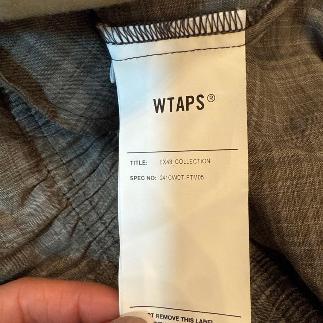 WTAPS EX48_COLLECTION チェック柄スラックス X 02