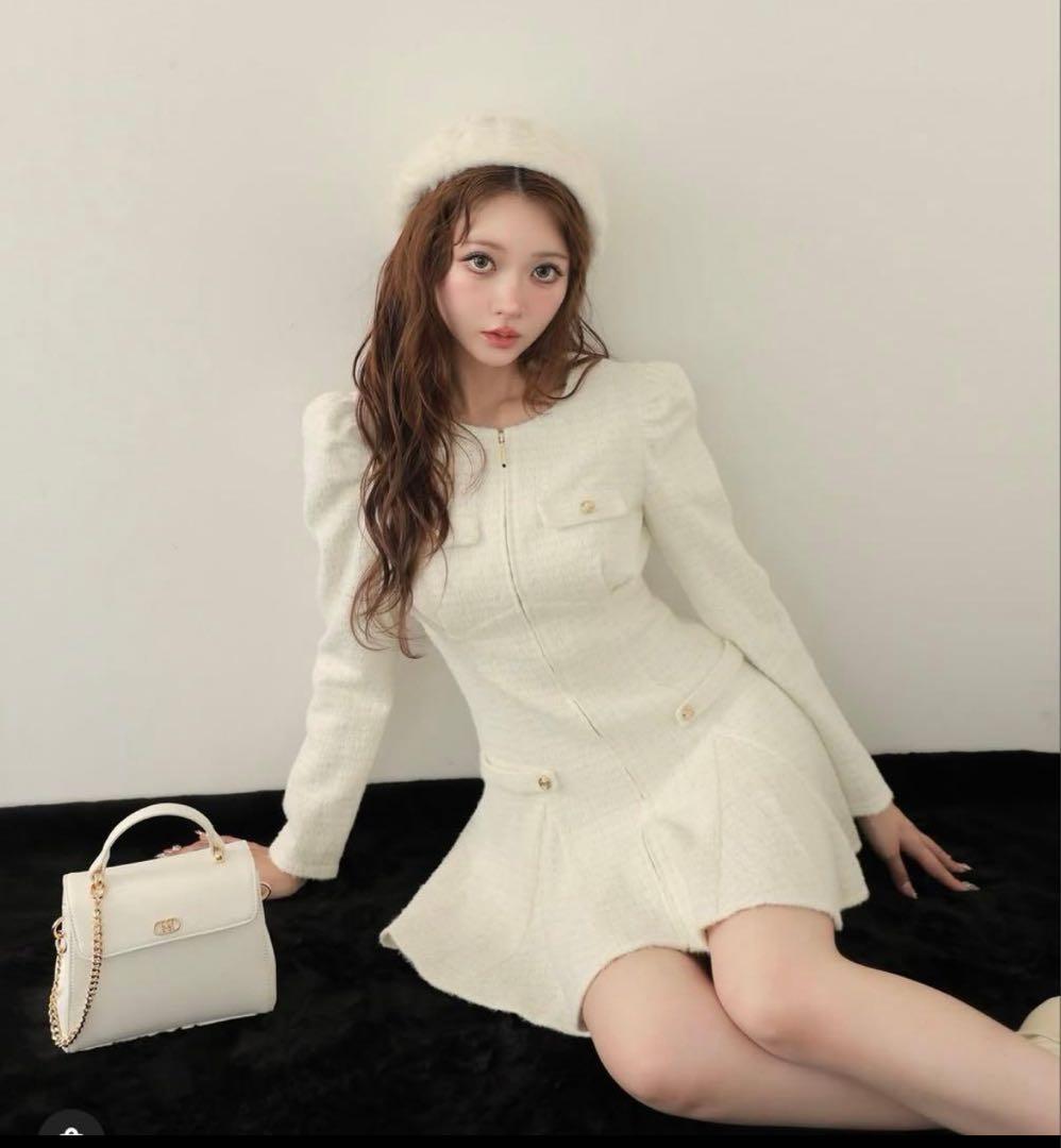 ワンピース Zip puff mini onepiece