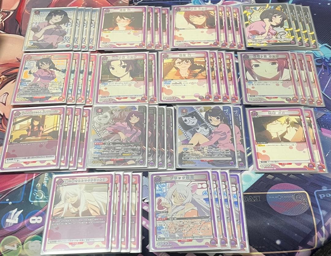 ユニオンアリーナ　物語シリーズ　羽川デッキ　パラレル付き