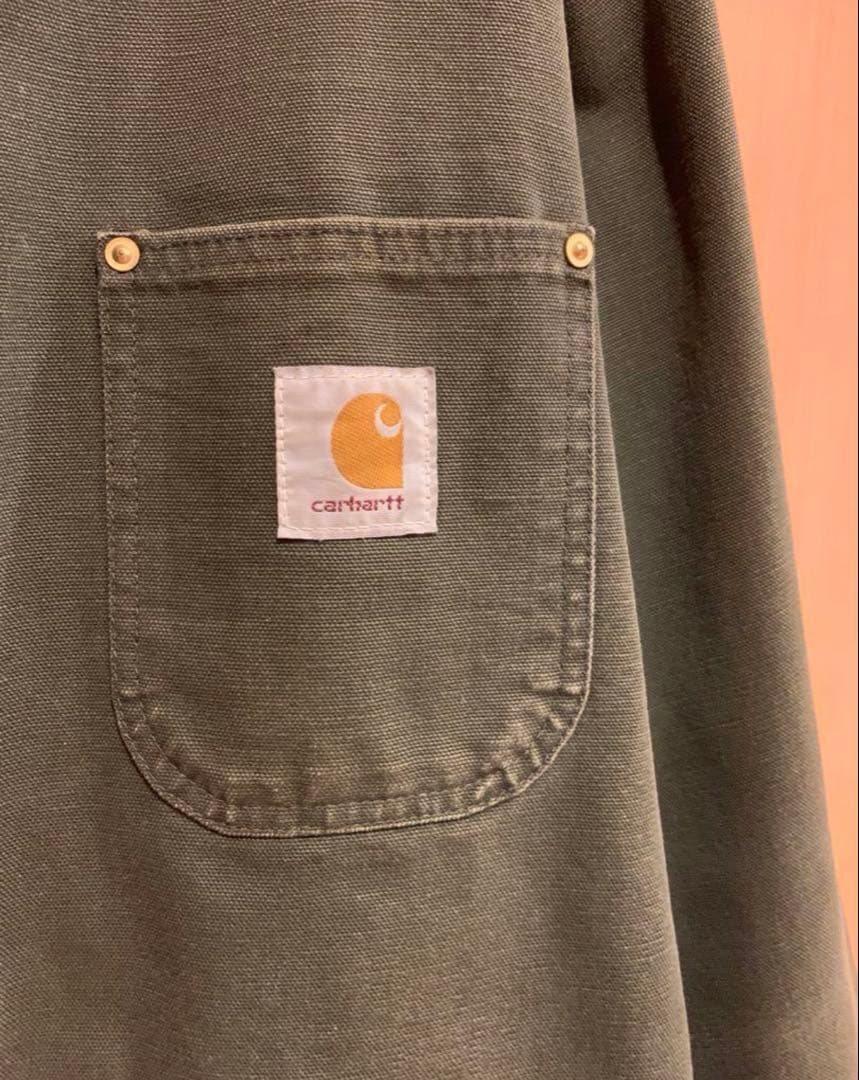 Carhartt 90s ミシガンチョアコート L 星タグ モスグリー状態◎