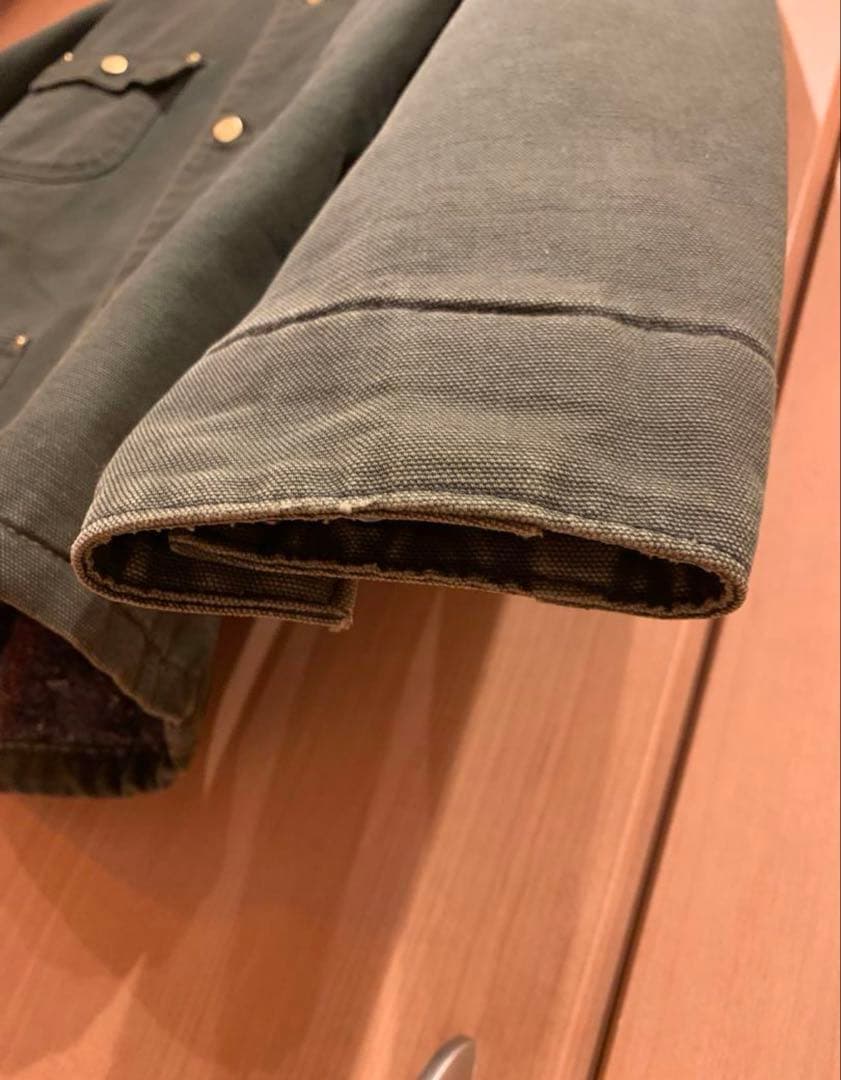 Carhartt 90s ミシガンチョアコート L 星タグ モスグリー状態◎