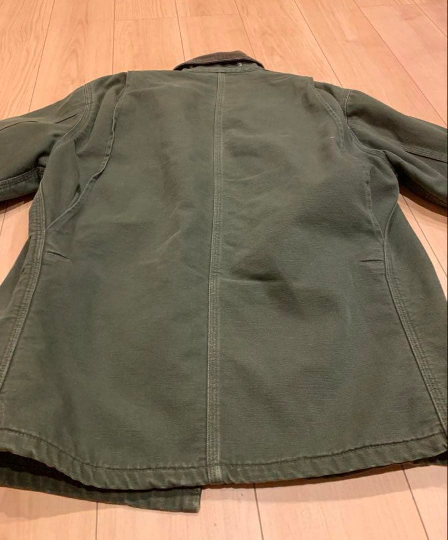 Carhartt 90s ミシガンチョアコート L 星タグ モスグリー状態◎
