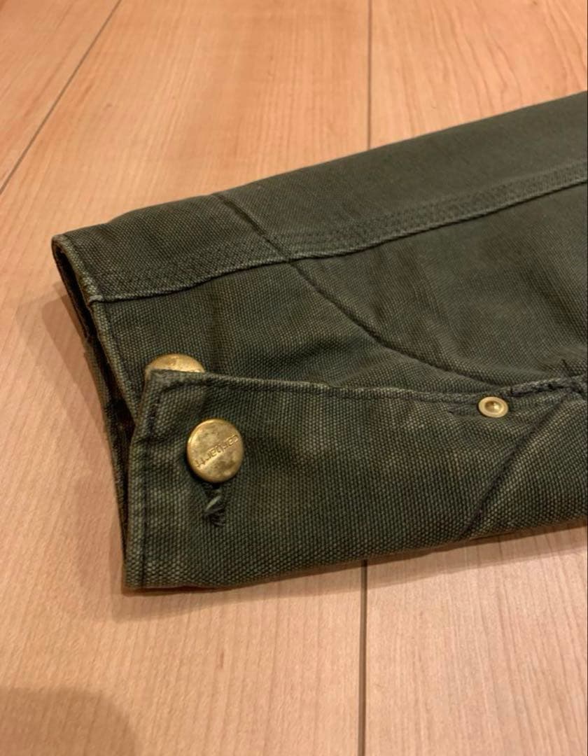 Carhartt 90s ミシガンチョアコート L 星タグ モスグリー状態◎