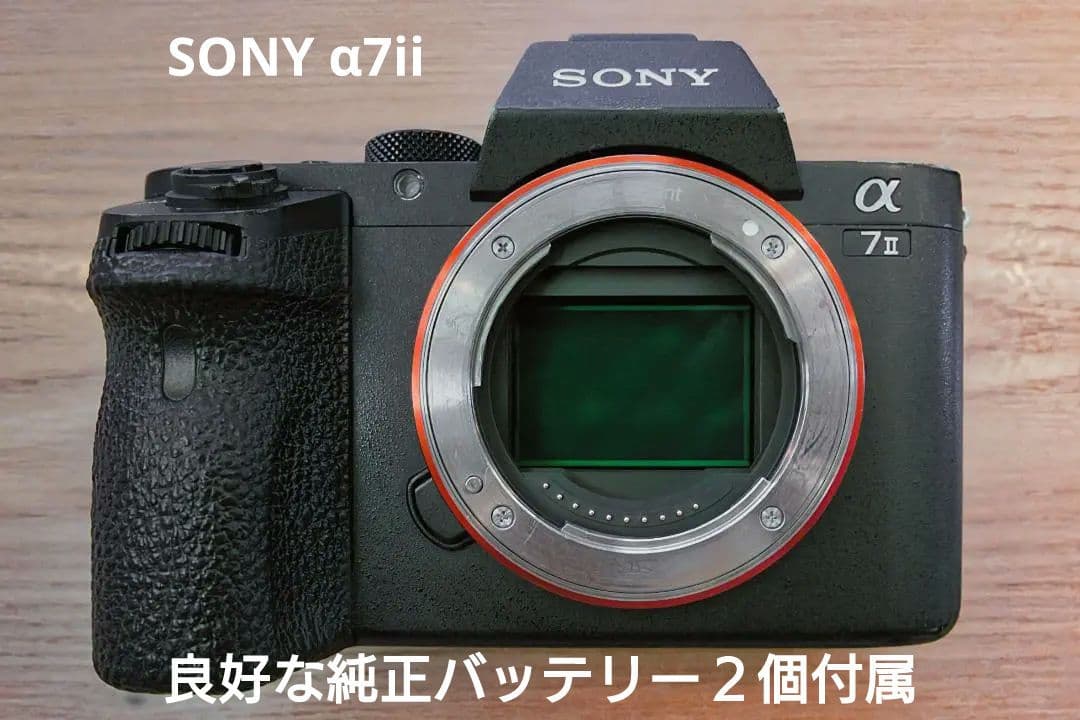 SONY α7 II ボディILCE-7M2 + 良好な純正バッテリー2個