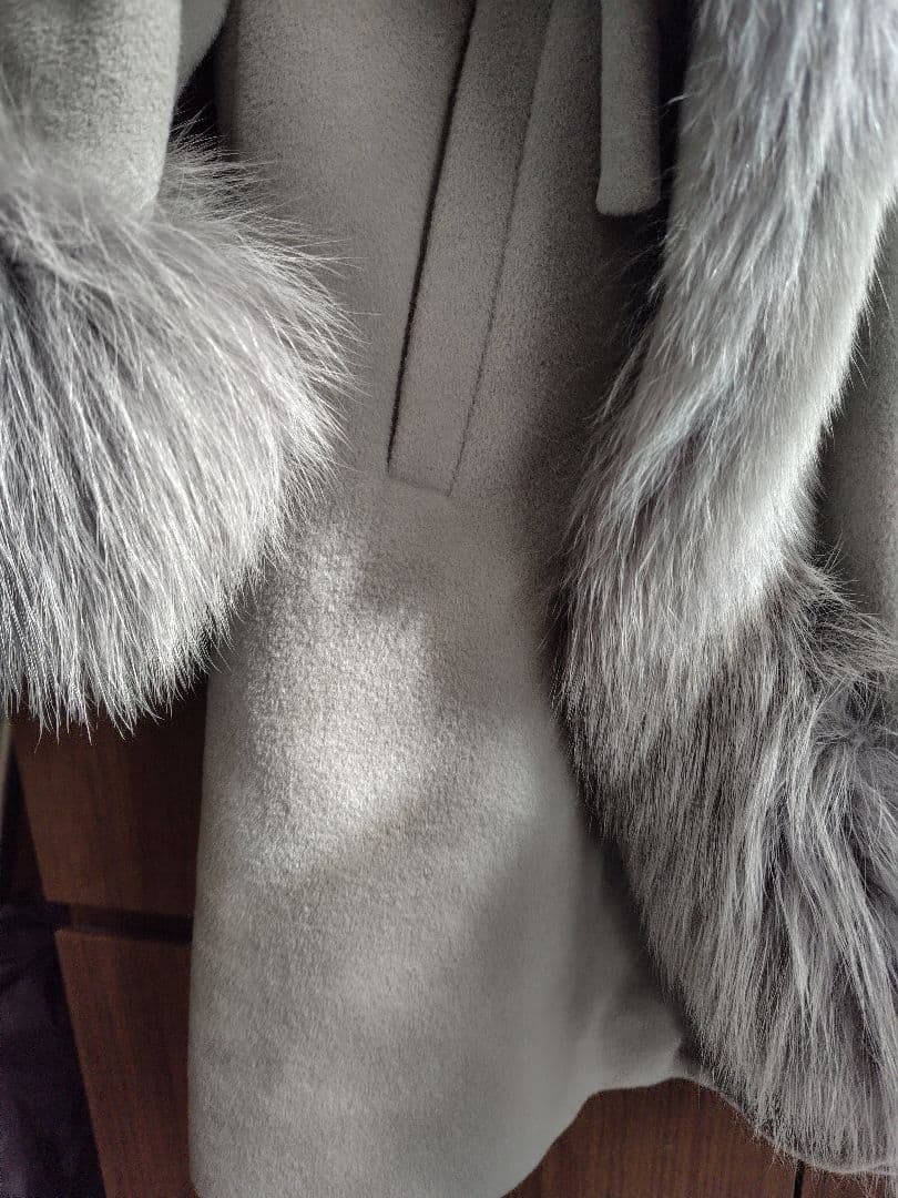 銀座マギー　毛皮　 ファーコート シャドーフォックス
