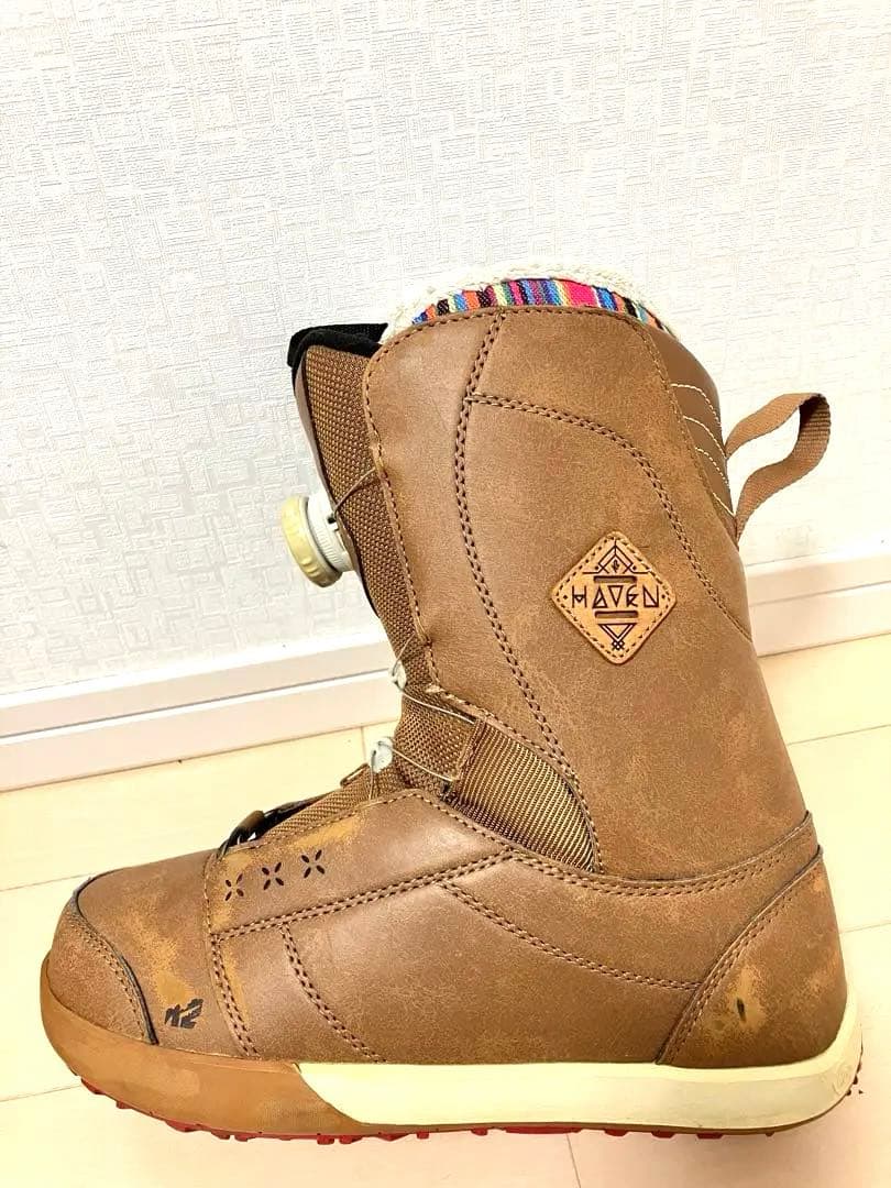 K2 HAVENスノーボード 24.0cm ボア ソフトブーツ ケーツー茶