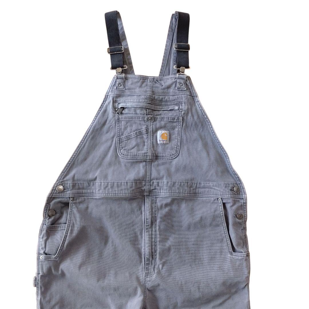 Carhartt ダック/ダブルニーオーバーオール/古着/実寸W44L30