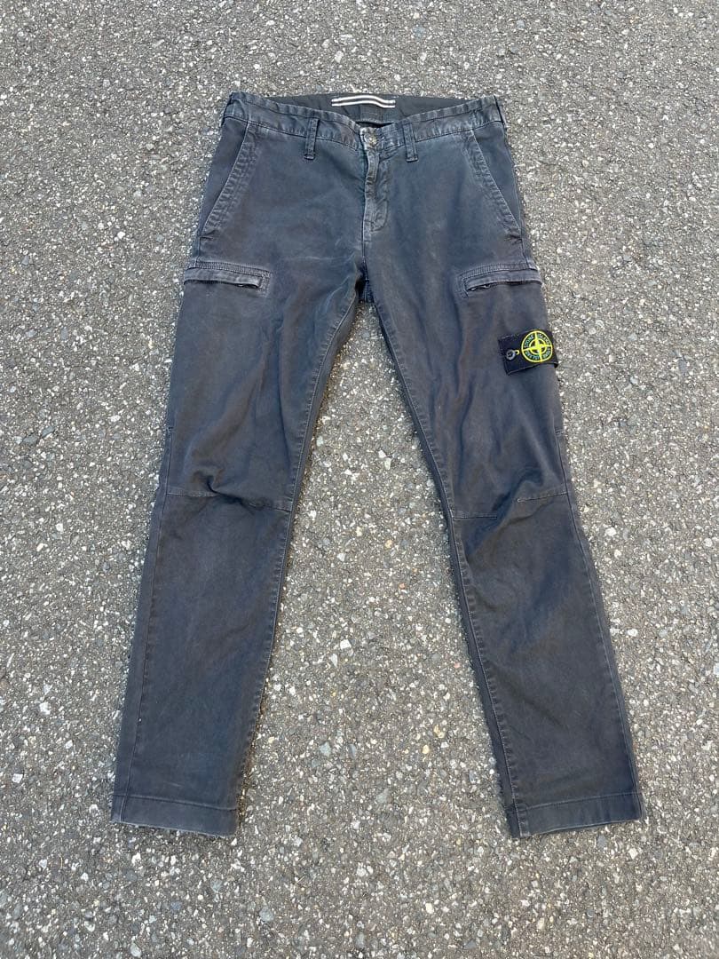 Stone  ブラック カーゴパンツ　w29