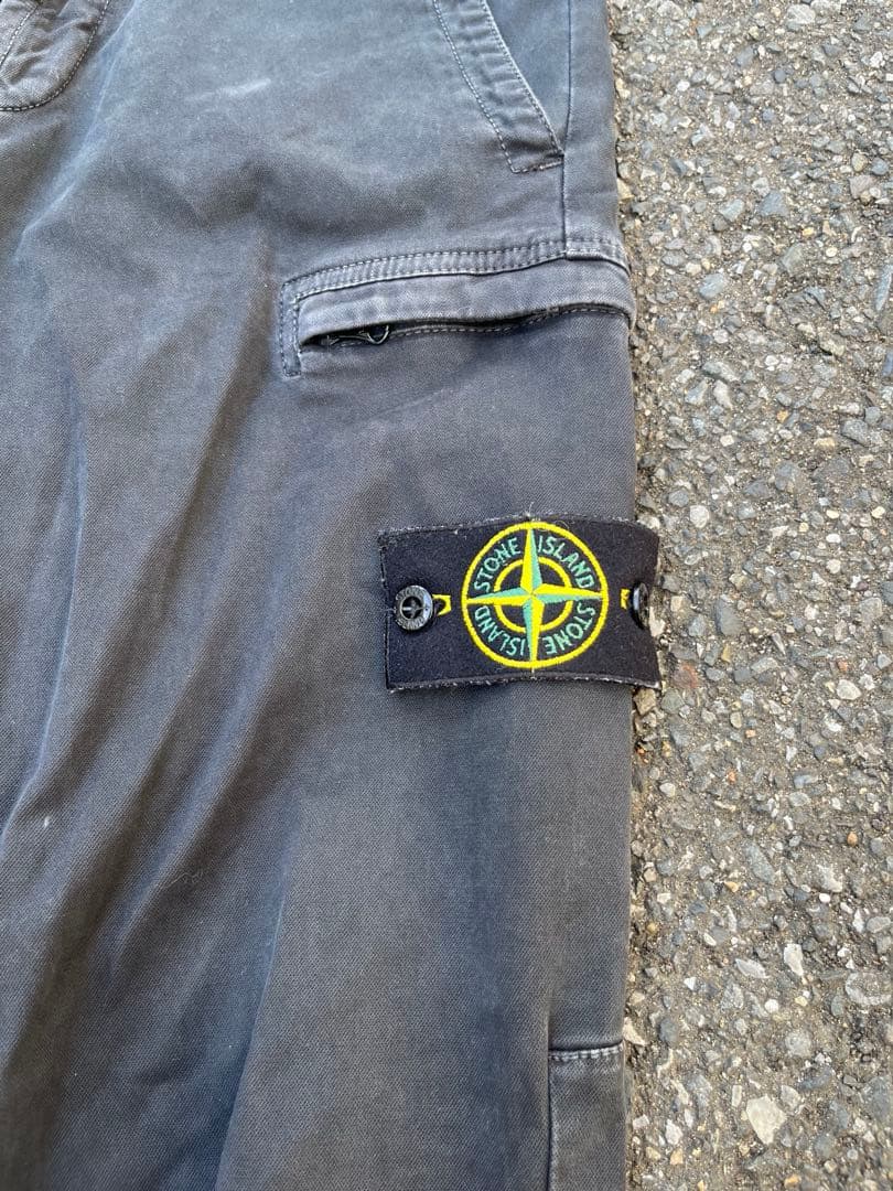 Stone  ブラック カーゴパンツ　w29