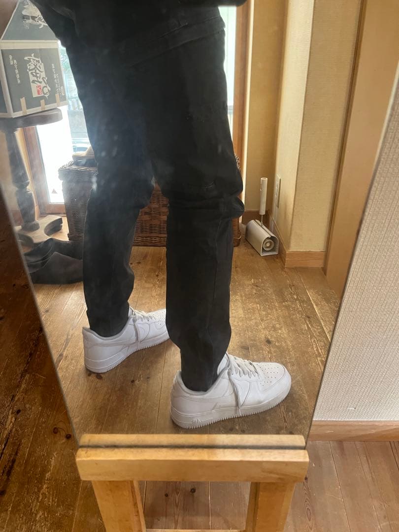 Stone  ブラック カーゴパンツ　w29