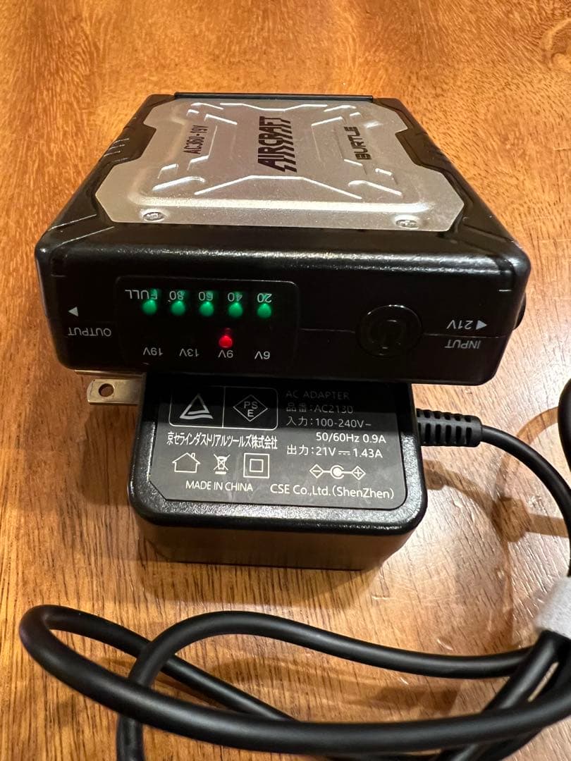 バートル　バッテリー　19V 充電器付き