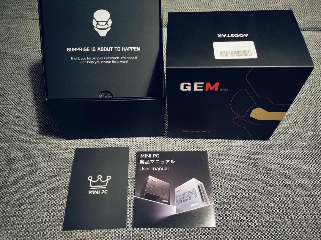 ミニPC Ryzen7 6800H 32GB 512G oculink egpu