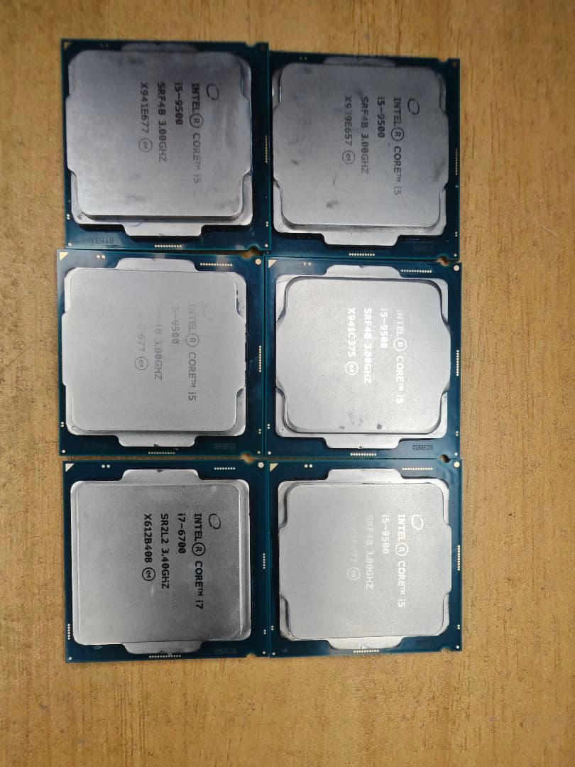 K*G様 Intel Core i7 i5 CPU 6枚