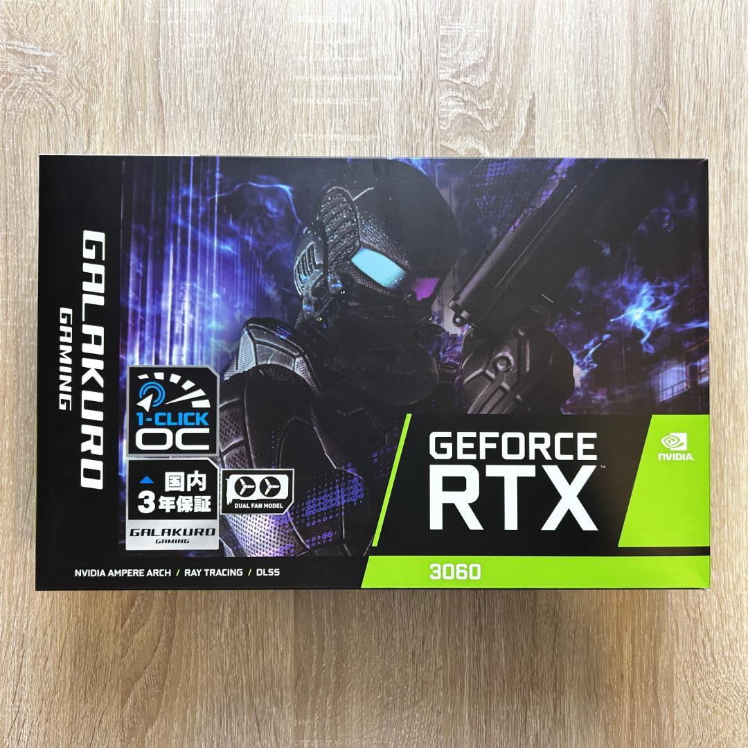 グラフィックボード・グラボ・ビデオカード GALAKURO GeForce RTX 3060 12GB