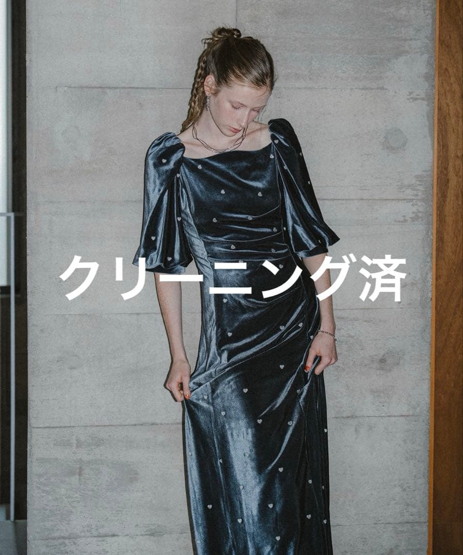スーツ・フォーマル・ドレス Niana et.UNiVER Sweetheart velour dress
