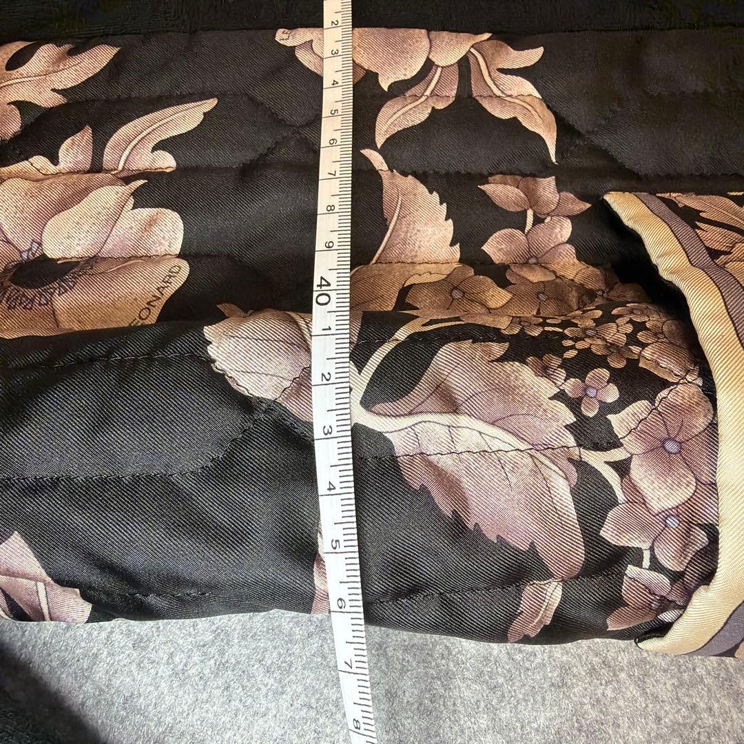 Leonard レオナール 綿入り シルクウール ジャケット Lサイズ