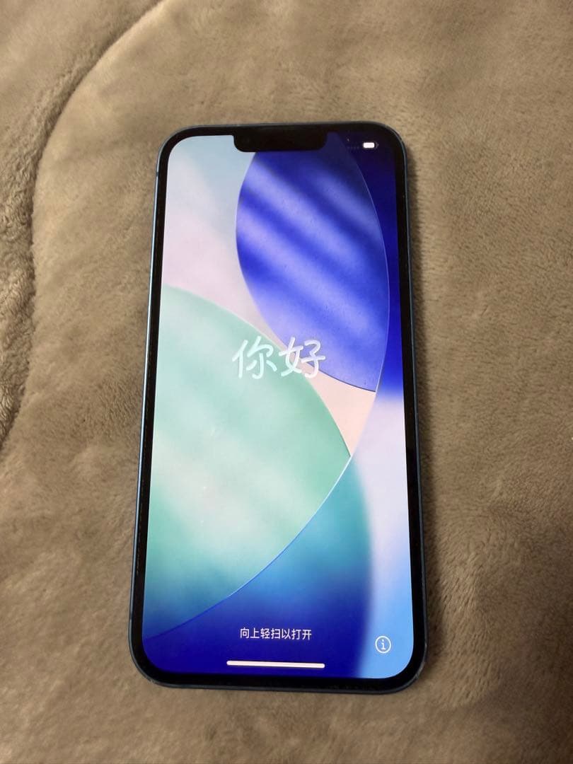 IPhone 13 ブルー 256GB 有線イヤホン 充電コード付き 傷あり