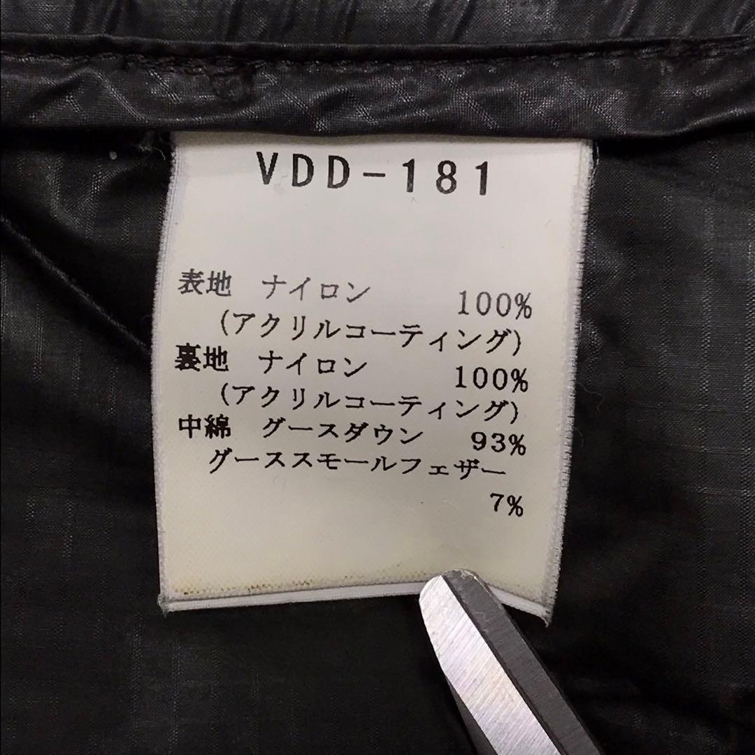 MOONSTONE ムーンストーン　キルティングダウンジャケット　刺繍ロゴ　黒色