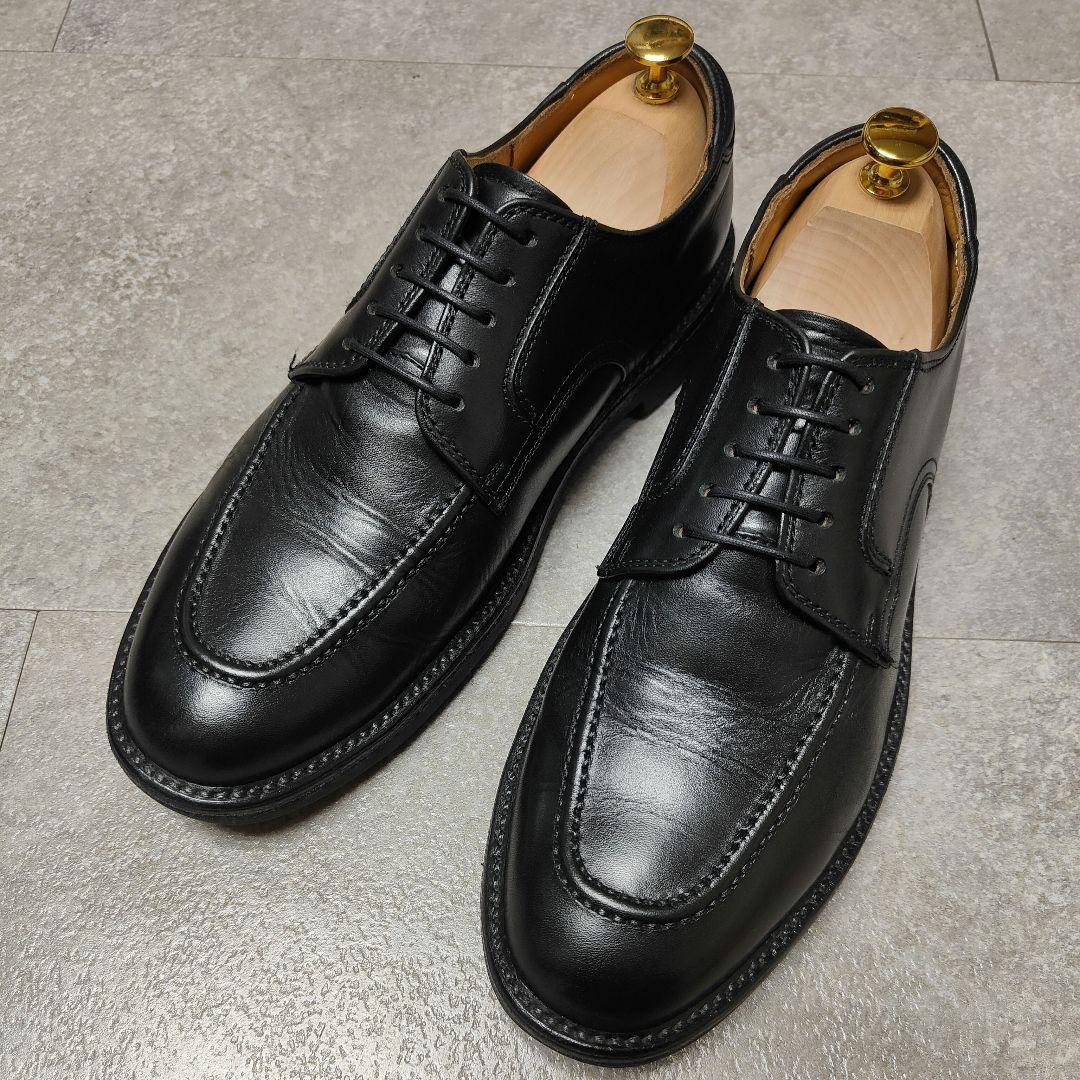 【REGAL】リーガル Uチップレザーシューズ ブラック 日本製 26