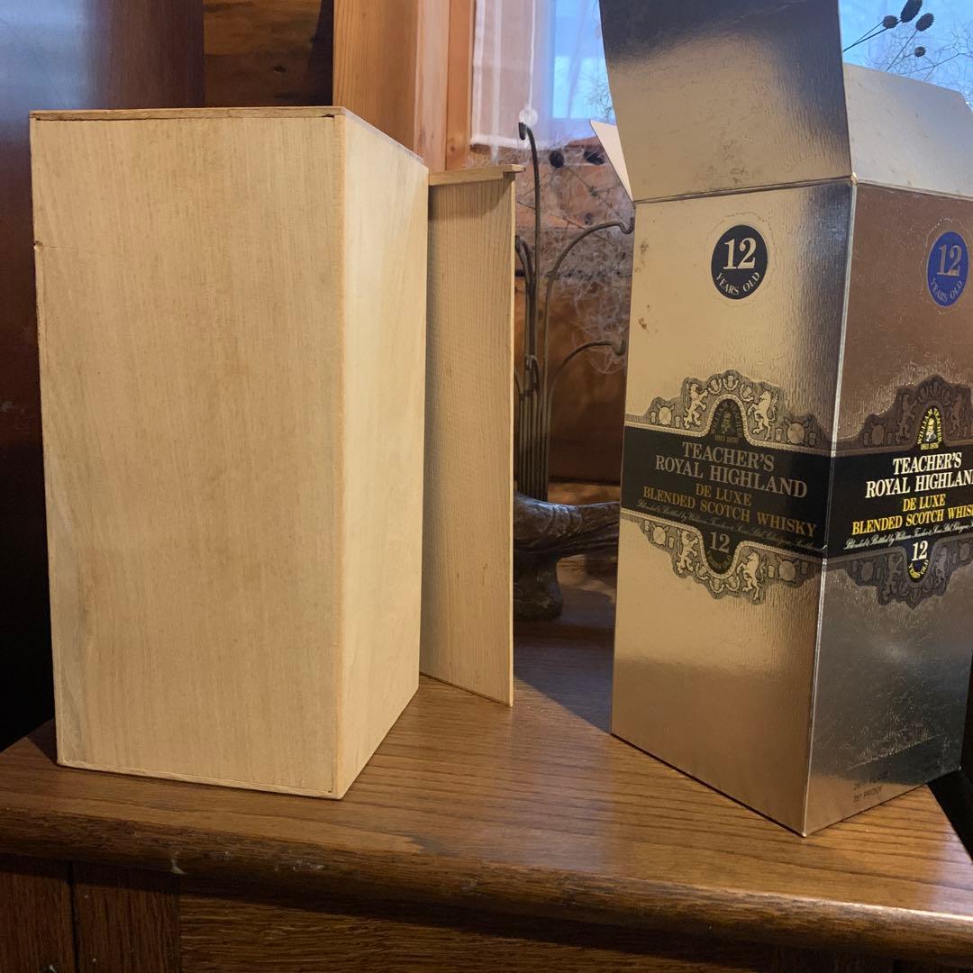 ティーチャーズ ロイヤル ハイランド 12年 750ml 43% 木箱・箱付き