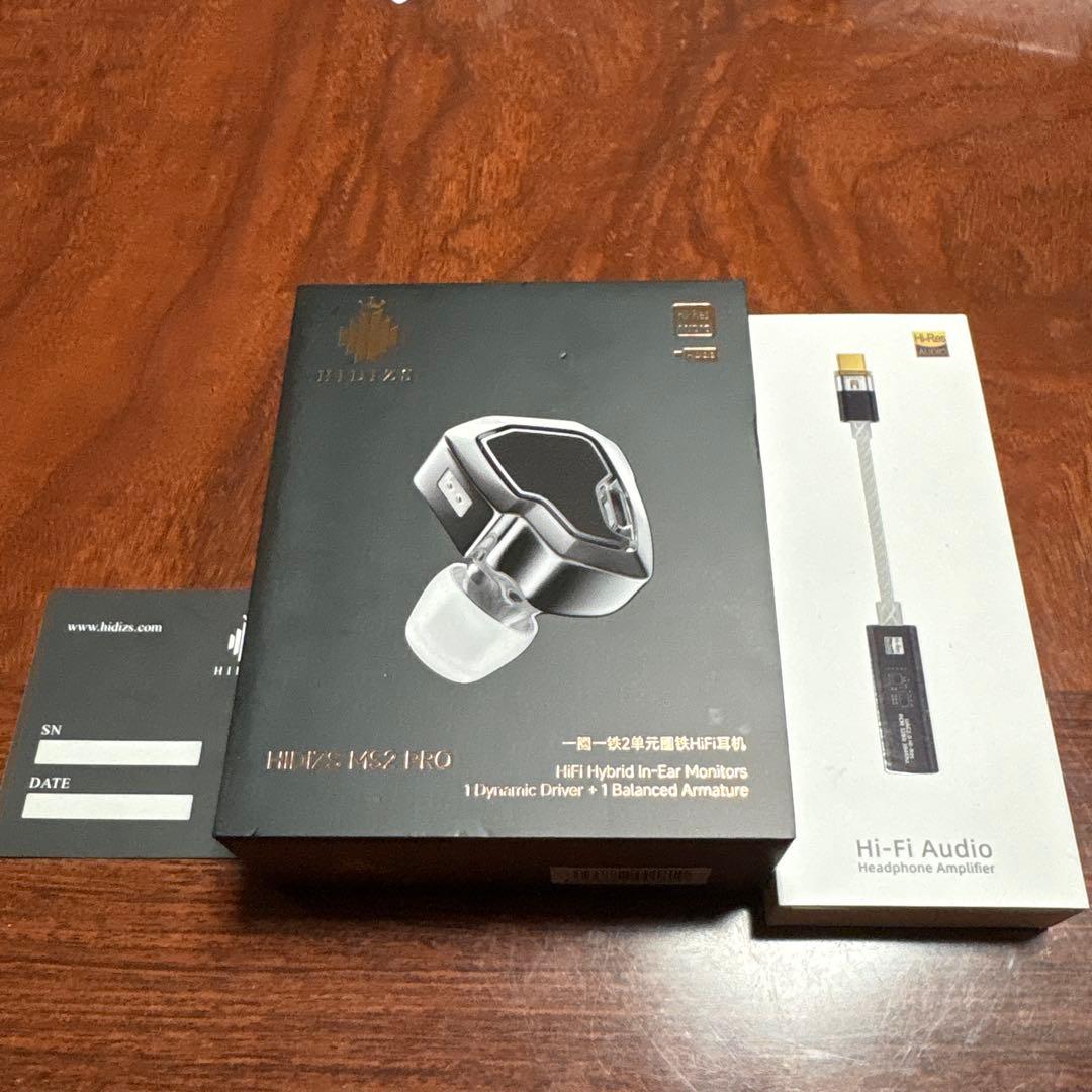 HIDIZS MS2 PRO ハイブリッドイヤフォン