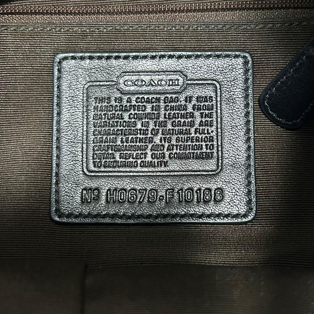 【極美品】コーチ 10188 ソーホー スモールフラップ ワンハンドバッグ 茶