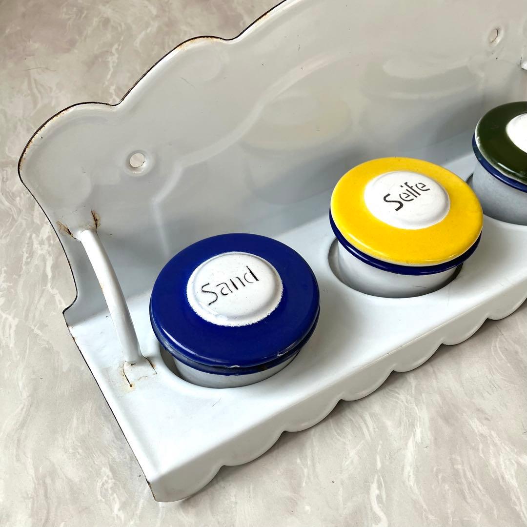 レア！ アンティーク、フォントも可愛い 洗剤容器（ドイツ）　クリーニングボックス