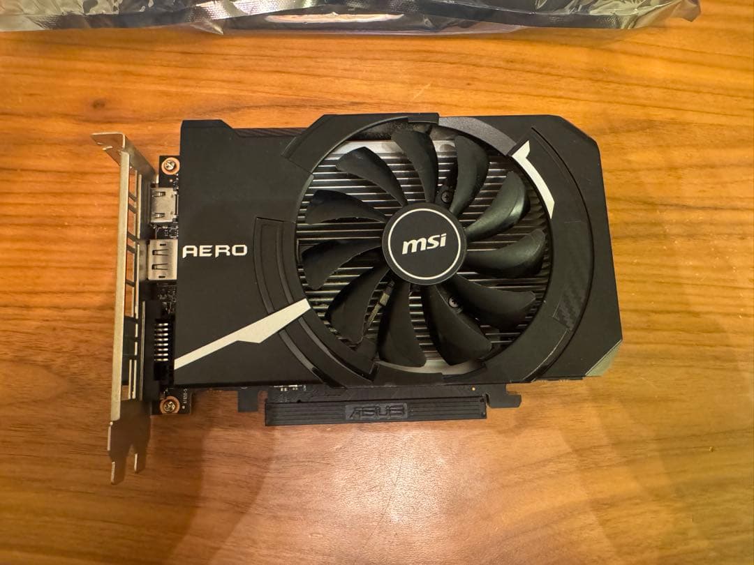 グラフィックボード・グラボ・ビデオカード MSI GeForce GTX 1650 AERO ITX 4G OC