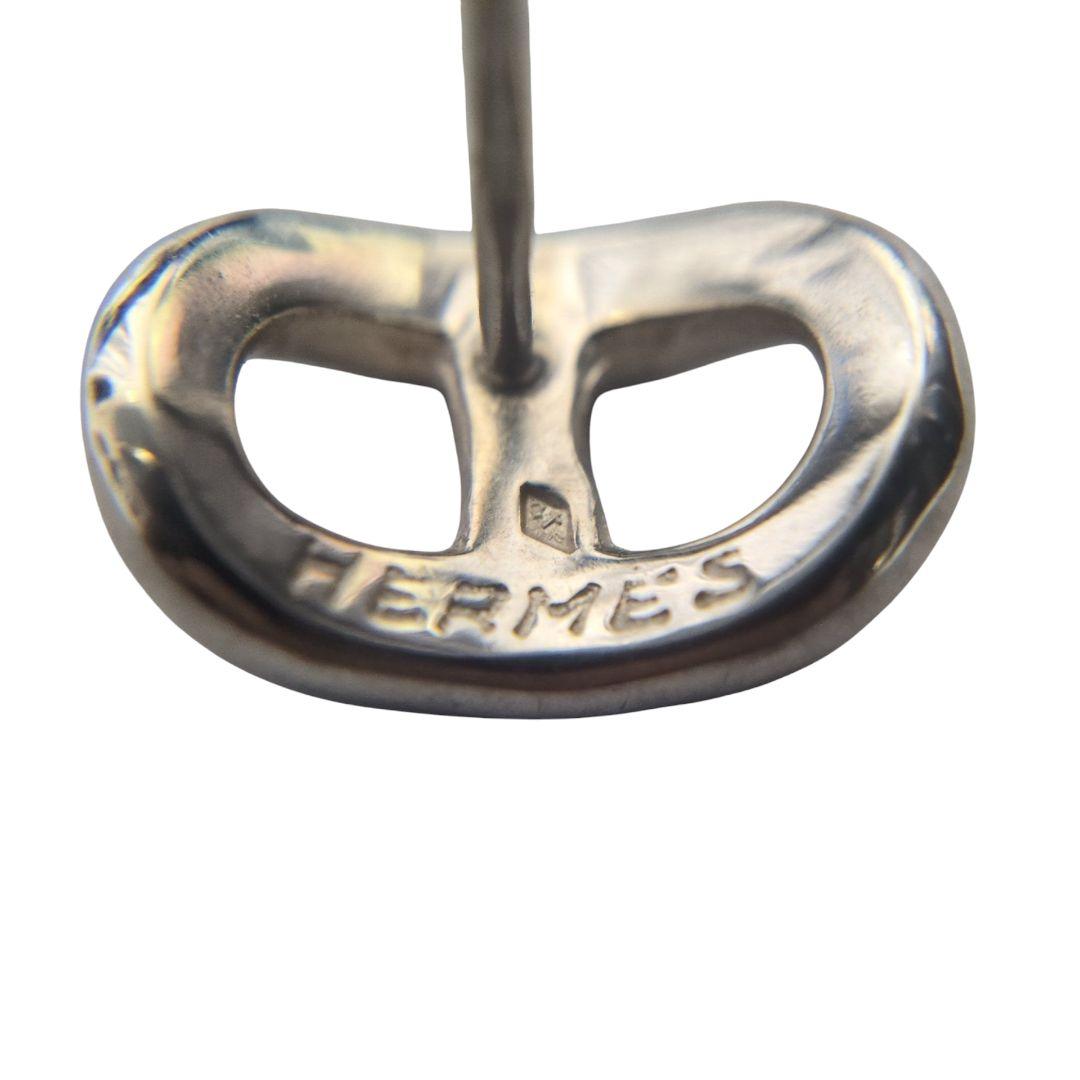 【美品】HERMES シェーヌダンクル ピアス