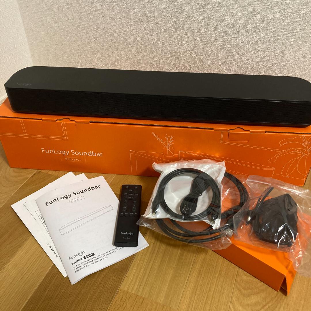 [美品] FunLogy Soundbar ブラック 送料無料