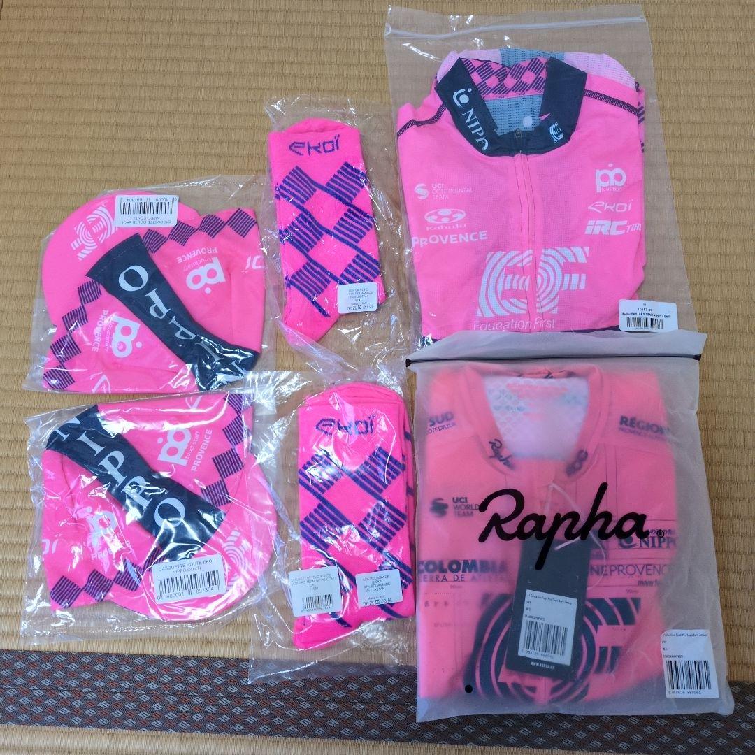 【未使用品】サイクルジャージ　靴下帽子セット