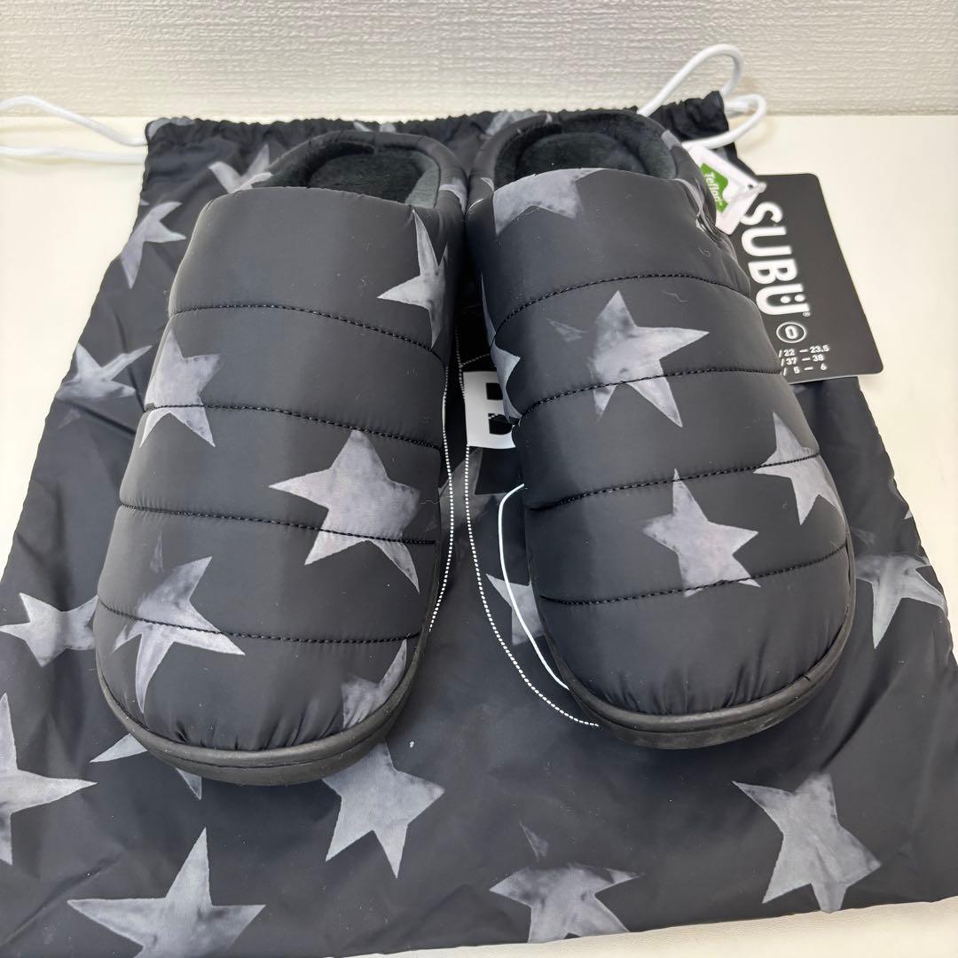 韓国限定 SUBU ダウン スリッパ 　サンダル スター 星 Star