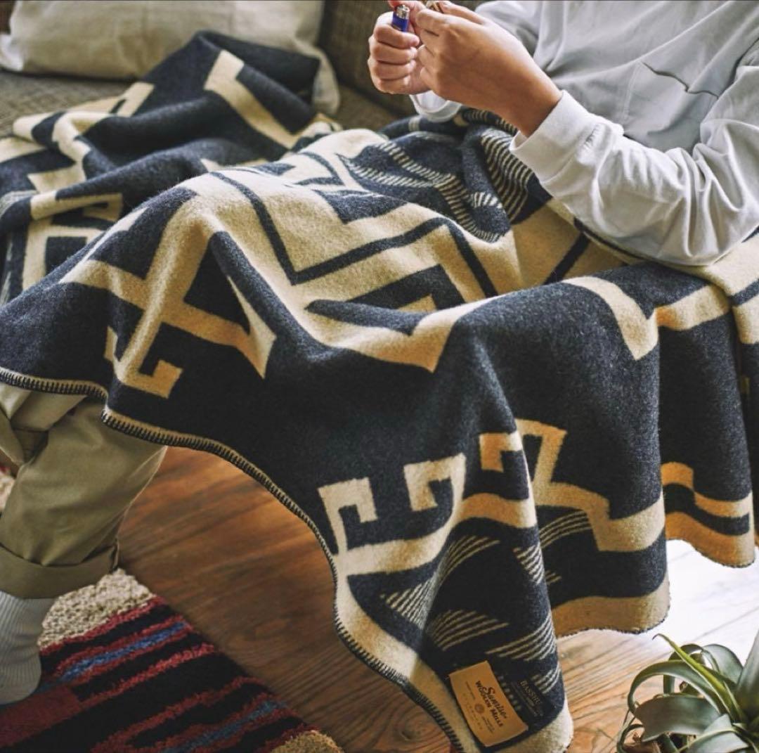 Basshu woolen mills ウールブランケット バッシュ
