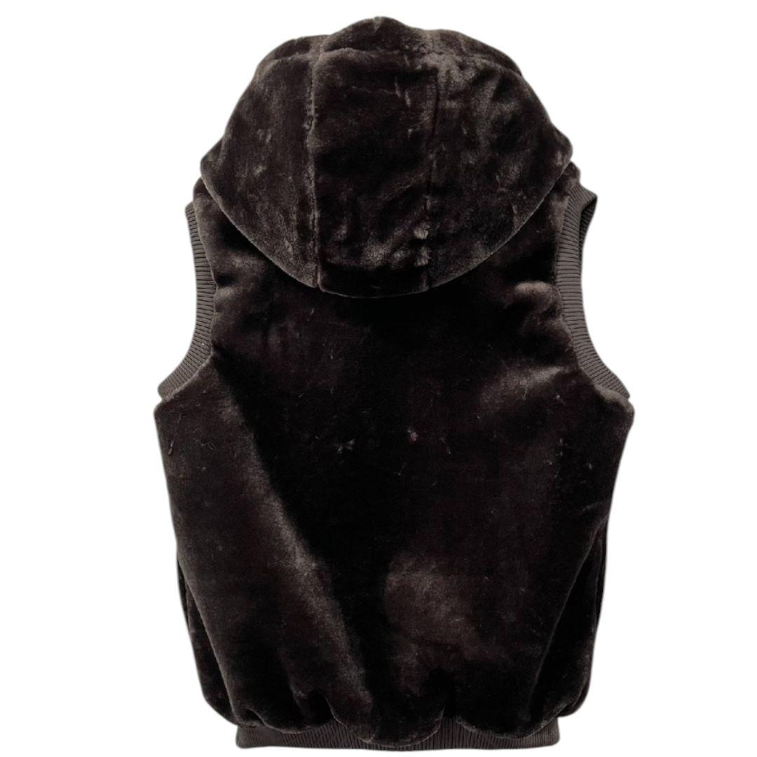 ミンクカシミヤ混　ファーベスト 　Emmauela　ミラノ　男女兼用　L