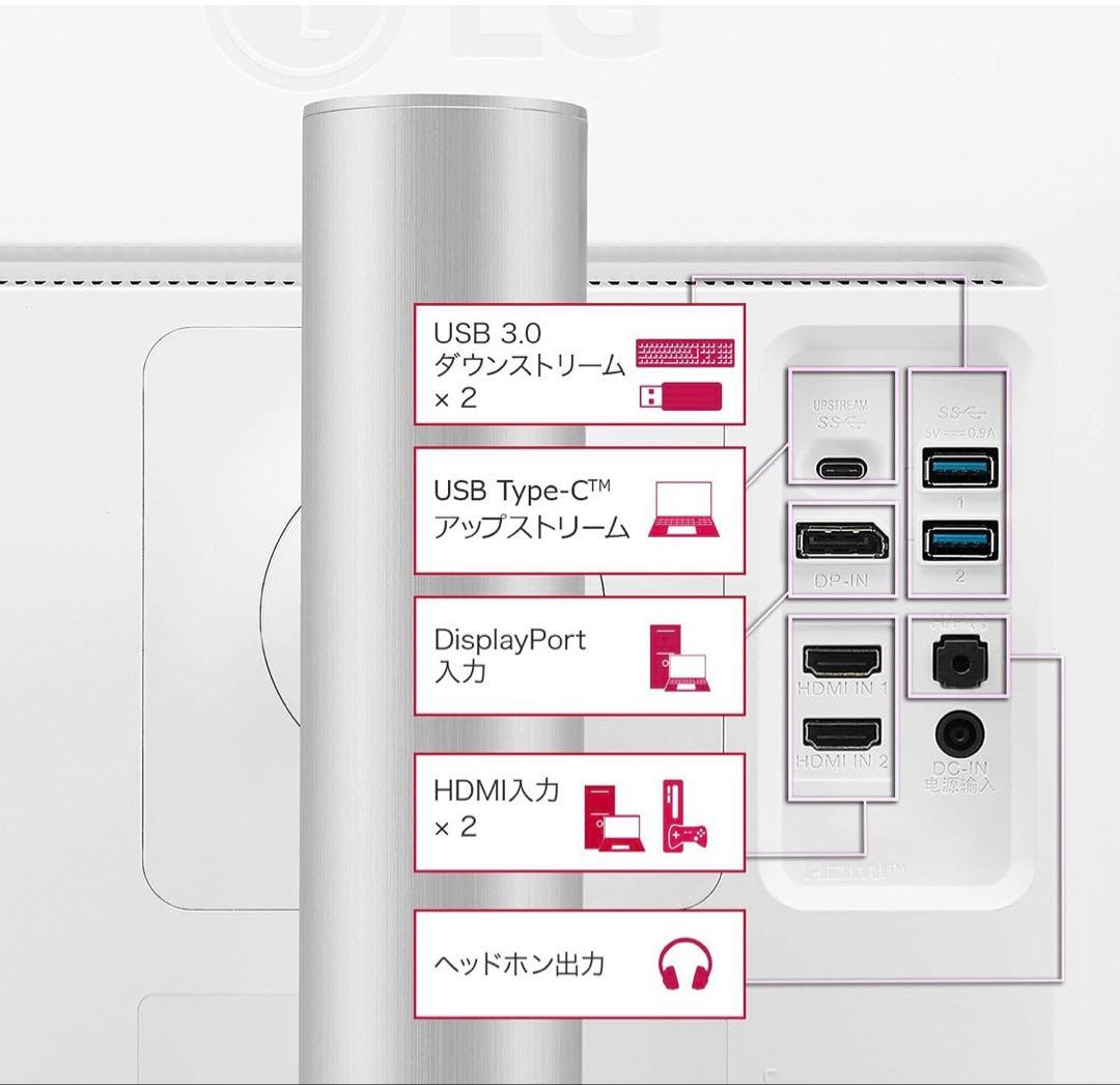 新品 LG UHD モニター 27インチ 4K HDR