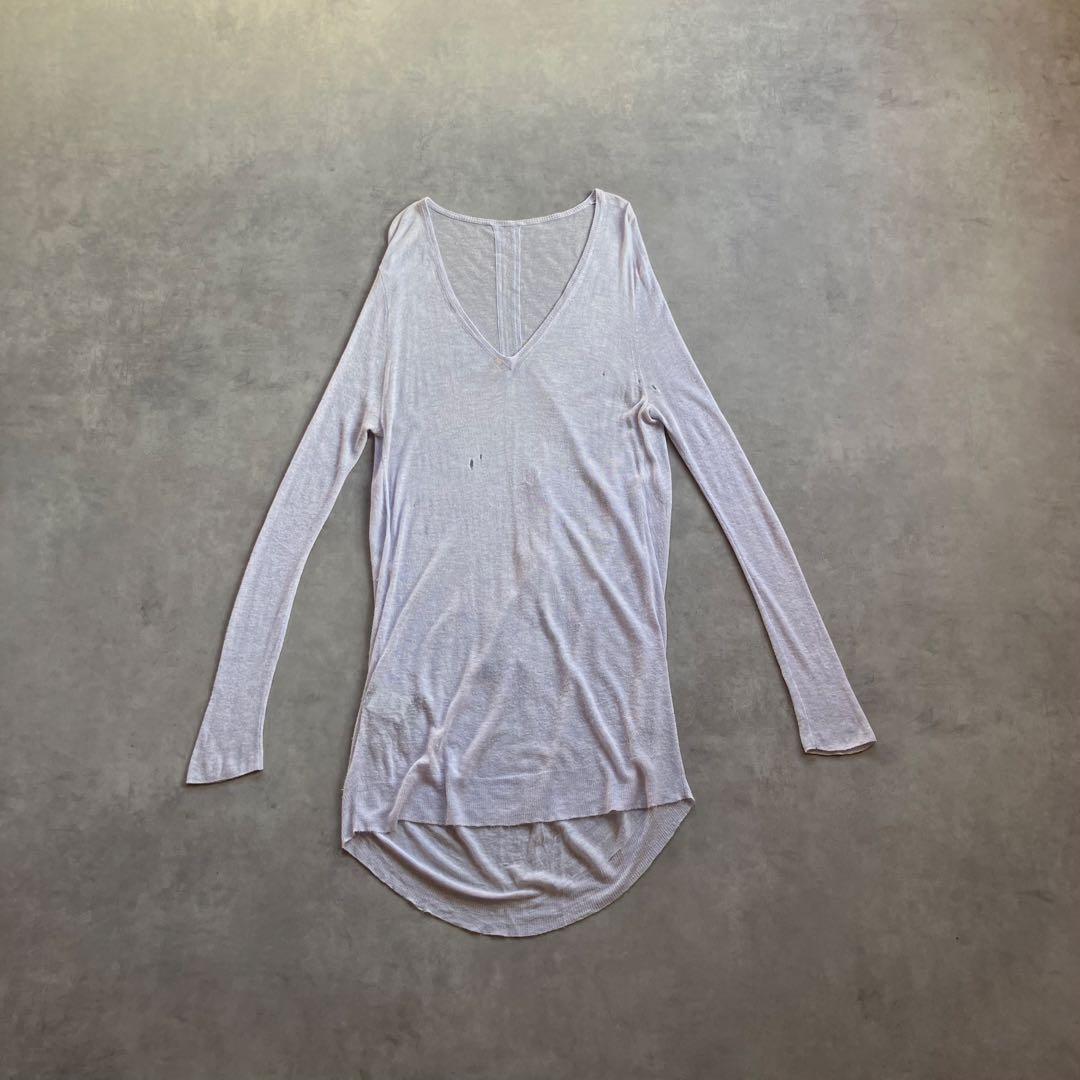 トップス 00s Ann Demeulemeester rayon l/s cutsew