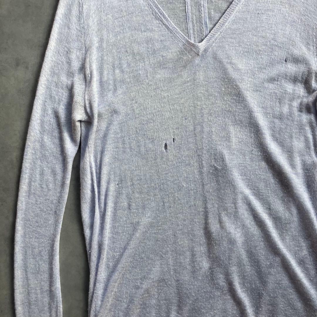 トップス 00s Ann Demeulemeester rayon l/s cutsew