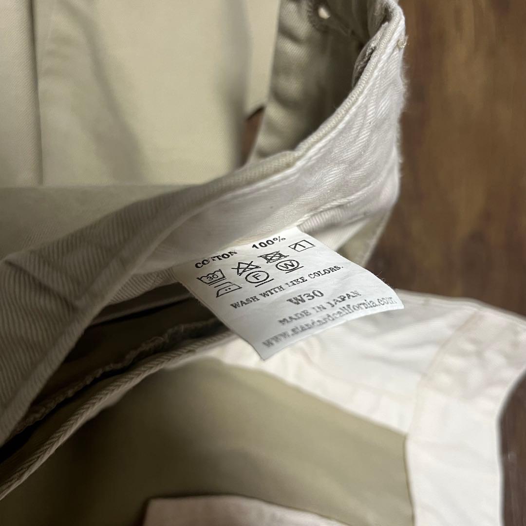 standard california スタカリ ワイドチノパンツ