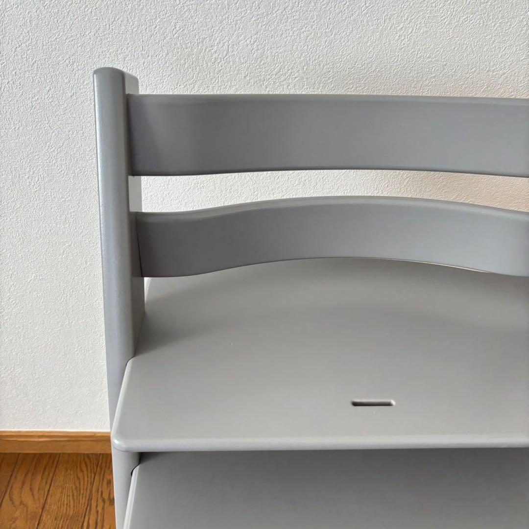 美品＊ストッケ　トリップ トラップ　ベビーチェア+ベビーセット　ストームグレー