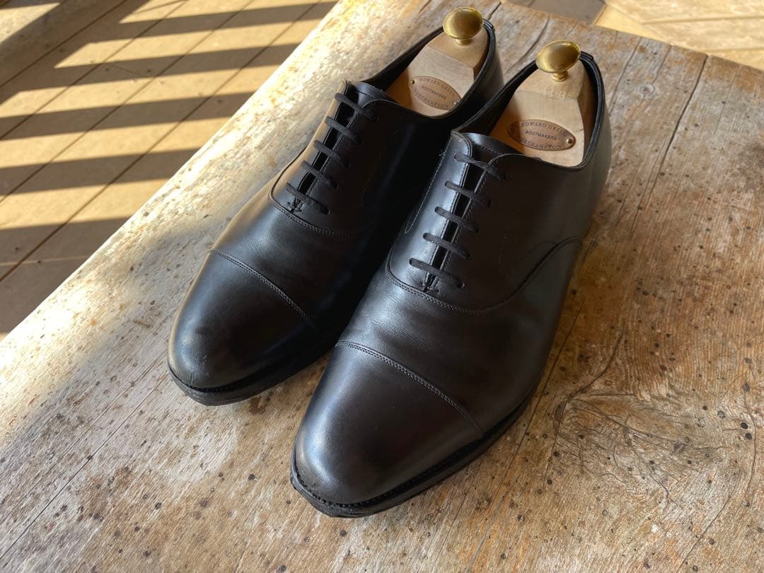 K*1様 エドワードグリーン チェルシー UK10E 純正シューツリー付 202