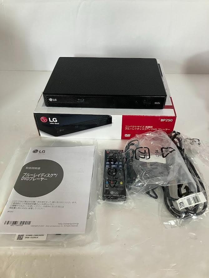 LG ブルーレイプレーヤー フルHDアップコンバート BP250
